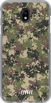 Samsung Galaxy J7 (2017) Hoesje Transparant TPU Case - Digital Camouflage #ffffff