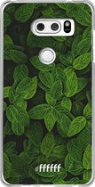 LG V30 (2017) Hoesje Transparant TPU Case - Jungle Greens #ffffff