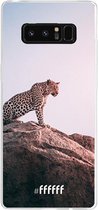 Samsung Galaxy Note 8 Hoesje Transparant TPU Case - Leopard #ffffff