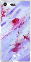 Sony Xperia XZ Premium Hoesje Transparant TPU Case - Abstract Pinks #ffffff