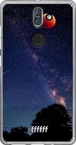 Nokia 8 Sirocco Hoesje Transparant TPU Case - Full Moon #ffffff