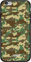 iPhone 6s Hoesje TPU Case - Jungle Camouflage #ffffff