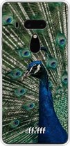 HTC U12+ Hoesje Transparant TPU Case - Peacock #ffffff