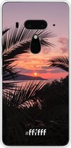 HTC U12+ Hoesje Transparant TPU Case - Pretty Sunset #ffffff