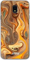 Samsung Galaxy J7 (2018) Hoesje Transparant TPU Case - Brownie Caramel #ffffff