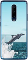 OnePlus 7 Pro Hoesje Transparant TPU Case - Dolphin #ffffff