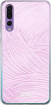 Huawei P30 Hoesje Transparant TPU Case - Pink Slink #ffffff