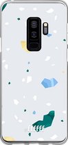 Samsung Galaxy S9 Plus Hoesje Transparant TPU Case - Terrazzo N°2 #ffffff