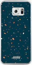 Samsung Galaxy S6 Edge Hoesje Transparant TPU Case - Terrazzo N°9 #ffffff
