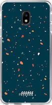 Samsung Galaxy J3 (2017) Hoesje Transparant TPU Case - Terrazzo N°9 #ffffff