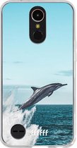 LG K10 (2017) Hoesje Transparant TPU Case - Dolphin #ffffff