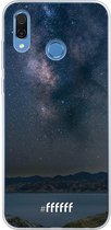 Honor Play Hoesje Transparant TPU Case - Landscape Milky Way #ffffff