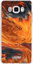 Samsung Galaxy J5 (2016) Hoesje Transparant TPU Case - Magma River #ffffff