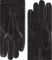 Leren handschoenen heren model Aylsham Color: Black, Size: 9.5