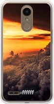 LG K10 (2018) Hoesje Transparant TPU Case - Sea of Clouds #ffffff