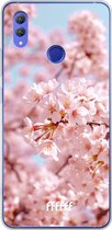 Honor Note 10 Hoesje Transparant TPU Case - Cherry Blossom #ffffff
