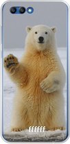 Honor 10 Hoesje Transparant TPU Case - Polar Bear #ffffff