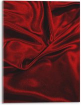 Acrylglas - Rood Fluwelen Deken - 30x40cm Foto op Acrylglas (Met Ophangsysteem)