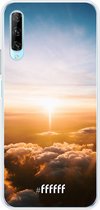 Huawei P Smart Pro Hoesje Transparant TPU Case - Cloud Sunset #ffffff