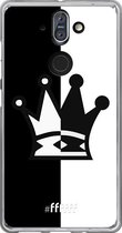 6F hoesje - geschikt voor Nokia 8 Sirocco -  Transparant TPU Case - Chess #ffffff