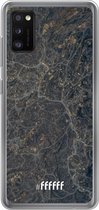 Samsung Galaxy A41 Hoesje Transparant TPU Case - Golden Glitter Marble #ffffff