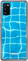 Samsung Galaxy A41 Hoesje Transparant TPU Case - Blue Pool #ffffff