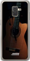 Samsung Galaxy A8 (2018) Hoesje Transparant TPU Case - Guitar #ffffff
