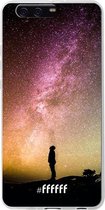 Huawei P10 Plus Hoesje Transparant TPU Case - Watching the Stars #ffffff