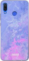 Huawei Nova 3 Hoesje Transparant TPU Case - Purple and Pink Water #ffffff