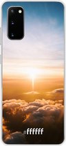 Samsung Galaxy S20 Hoesje Transparant TPU Case - Cloud Sunset #ffffff