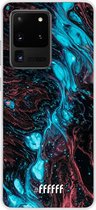 Samsung Galaxy S20 Ultra Hoesje Transparant TPU Case - River Fluid #ffffff