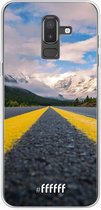 Samsung Galaxy J8 (2018) Hoesje Transparant TPU Case - Road Ahead #ffffff