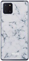 Samsung Galaxy Note 10 Lite Hoesje Transparant TPU Case - Classic Marble #ffffff