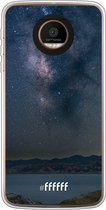 Motorola Moto Z Force Hoesje Transparant TPU Case - Landscape Milky Way #ffffff