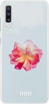Samsung Galaxy A70 Hoesje Transparant TPU Case - Rouge Floweret #ffffff