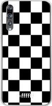 Huawei P20 Pro Hoesje Transparant TPU Case - Checkered Chique #ffffff