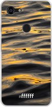 Google Pixel 3 XL Hoesje Transparant TPU Case - Water Waves #ffffff