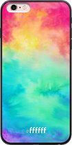 iPhone 6s Plus Hoesje TPU Case - Rainbow Tie Dye #ffffff