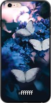 iPhone 6s Plus Hoesje TPU Case - Blooming Butterflies #ffffff