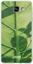 Samsung Galaxy A5 (2016) Hoesje Transparant TPU Case - Leaves Macro #ffffff