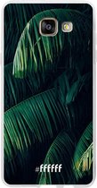 Samsung Galaxy A5 (2016) Hoesje Transparant TPU Case - Palm Leaves Dark #ffffff