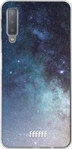 Samsung Galaxy A7 (2018) Hoesje Transparant TPU Case - Milky Way #ffffff