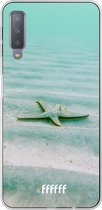 Samsung Galaxy A7 (2018) Hoesje Transparant TPU Case - Sea Star #ffffff