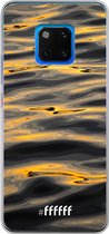 Huawei Mate 20 Pro Hoesje Transparant TPU Case - Water Waves #ffffff