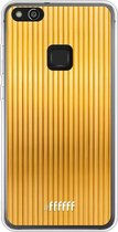 Huawei P10 Lite Hoesje Transparant TPU Case - Bold Gold #ffffff