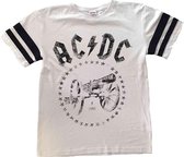 AC/DC Heren Tshirt -S- For Those About To Rock American Football Style Wit