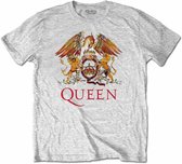 Queen Kinder Tshirt -Kids tm 12 jaar- Classic Crest Grijs