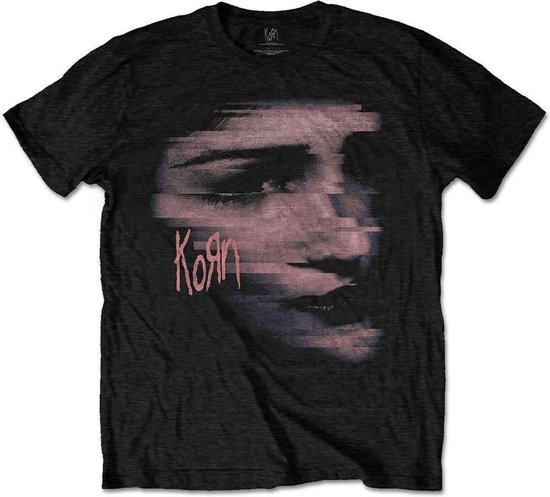 Tshirt Homme Korn -M- Chopped Face Zwart