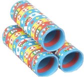 Amscan Serpetines 1,4 X 400 Cm Papier Rood/geel/blauw 3 Stuks