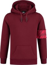 Malelions Junior Captain Hoodie - Bordeaux/Koraal - 12 | 152